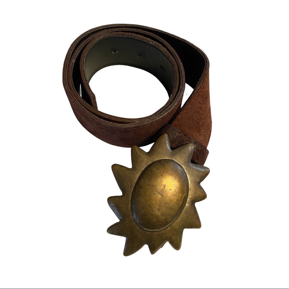 VINTAGE - LIMITÉ LEATHER BELT sz. M